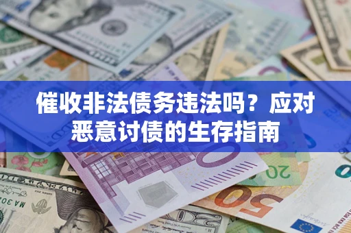 济南催收非法债务违法吗？应对恶意讨债的生存指南