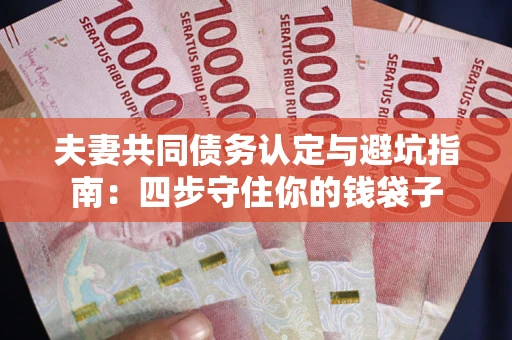 济南夫妻共同债务认定与避坑指南：四步守住你的钱袋子