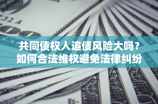 济南共同债权人追债风险大吗?如何合法维权避免法律纠纷? 济南共同债权人追债风险大吗?如何合法维权避免法律纠纷?