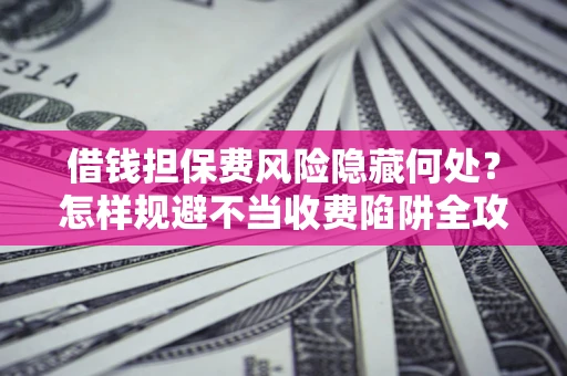 济南借钱担保费风险隐藏何处？怎样规避不当收费陷阱全攻略！